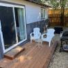 PRIVATE DECK AND SIDE YARD